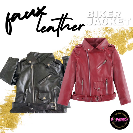 Faux Leather Biker Jacket